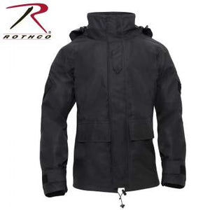 Rothco Tactical Hard Shell Waterproof Jacket - Black