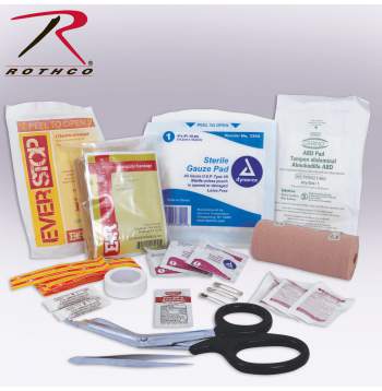 Rothco Tactical Trauma First Aid Kit Contents