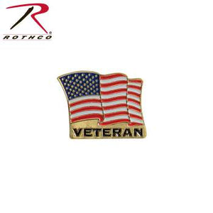 Rothco Veteran US Flag Pin
