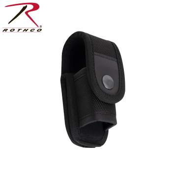 Rothco Enhanced Universal Flashlight Holder - Black