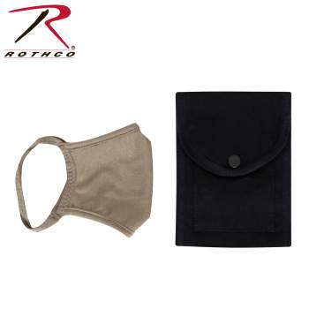 Rothco Face Mask Pouch - Black