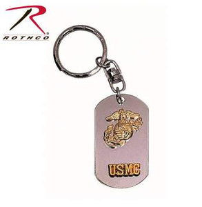 Rothco USMC Dog Tag Key Chain