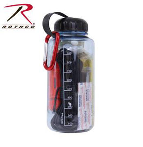 Rothco Water Bottle Survival Kit