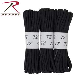 Rothco 72 Boot Laces - 3 Pack